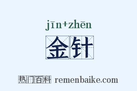 金针是什么意思的图片